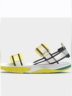 The North Face Skeena Sports Sandal TNF Black Acid Yellow Men's 10
